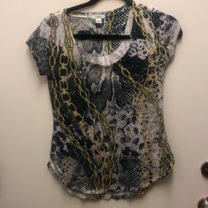 Cache Blouse Snake Sin and Chains design